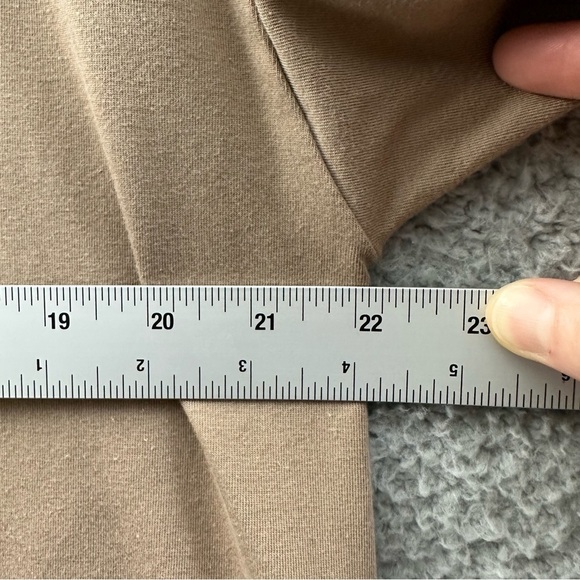 Eileen Fisher Organic Cotton Long Sleeve Cardigan Tan Pockets Women's Small - Picture 8 of 9